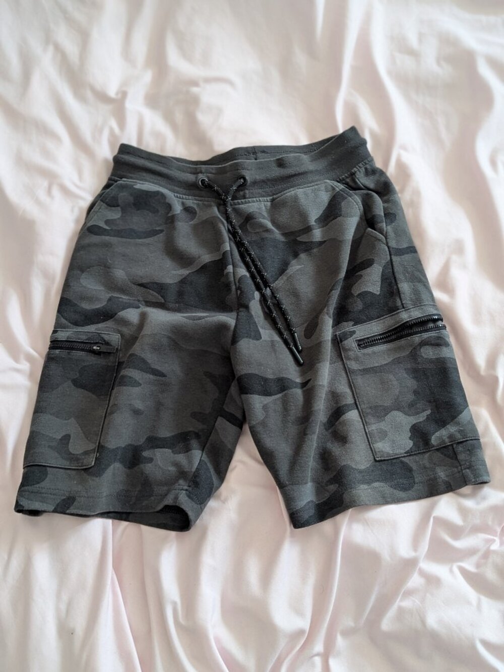 CSG Camo Fleece Cargo Shorts Size S/P